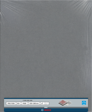 Rodillo de lijado Bosch PRO C355 230x280 mm G600.