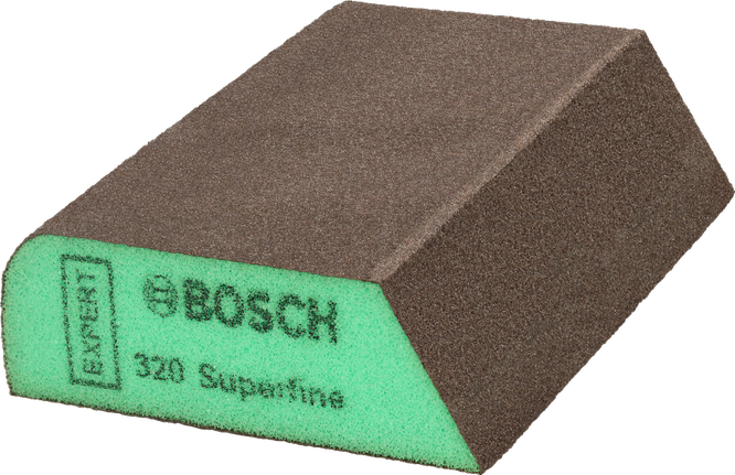 Taco de lijado verde superfino Bosch EXPERT Combi S470.