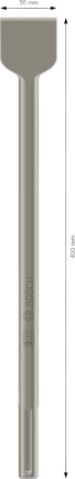 Cincel pala Bosch PRO SDS max-4C 50x400 mm.
