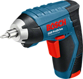 Destornillador inalámbrico Bosch GSR ProDrive, diseño compacto.