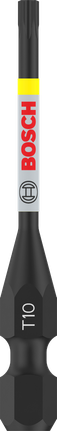 Punta de impacto Torx T10 de 55 mm de Bosch PRO para atornillado de precisión.