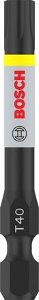 Punta de impacto Torx T40 de 55 mm de Bosch PRO para una fijación segura.