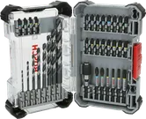 Juego de brocas de impacto Bosch PRO para metal, surtido de brocas y puntas de destornillador.