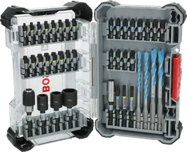 Bosch PRO Impact Set Mixto 40 piezas con puntas y brocas.