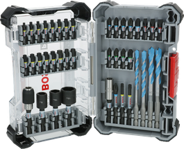 Bosch PRO Impact Set Mixto 40 piezas con puntas y brocas.