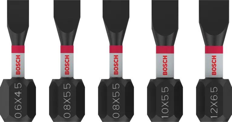 Juego de puntas de impacto Bosch PRO SL, 25 mm, tamaños surtidos.