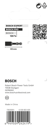 Accesorio Bosch PRO para llave de impacto de 3/8 de pulgada x 65 mm.