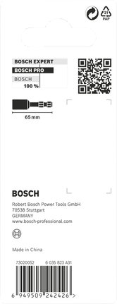 Llave de impacto Bosch PRO para tuercas de 7/16 pulgadas x 65 mm.