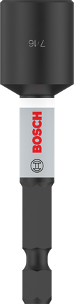 Llave de impacto Bosch PRO para tuercas, vástago hexagonal de 7/16 pulgadas.