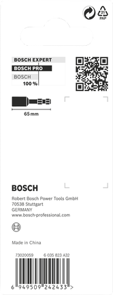 Llave de impacto Bosch PRO para tuercas de 1/2 pulgada x 65 mm.