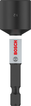 Punta de impacto Bosch PRO para destornillador de tuercas de 1/2 pulgada x 65 mm.