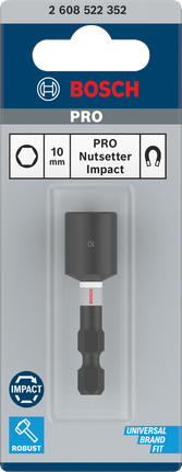 Aprietatuercas de impacto Bosch PRO 10 mm.