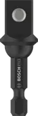 Adaptador de enchufe Bosch PRO con conexión de bola, 1/2 pulgada.