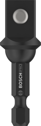 Adaptador de enchufe Bosch PRO con conexión de bola, 1/2 pulgada.