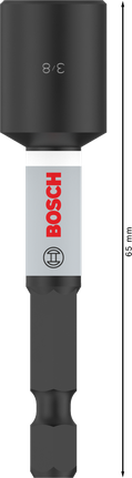 Llave de impacto Bosch PRO de 3/8 de pulgada (65 mm).
