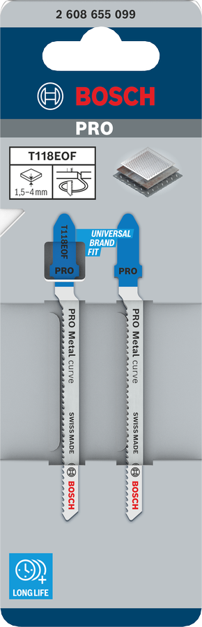 PRO Metal curve T118EOF