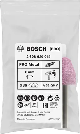 Juego de puntas cónicas Bosch PRO de acero, 20×25 mm, G60.