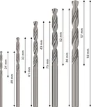 Juego de brocas helicoidales Bosch PRO Metal HSS-G, 5 tamaños.