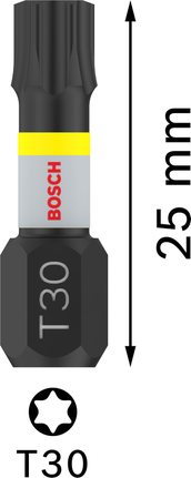 Punta de impacto Bosch PRO Torx T30 25 mm.