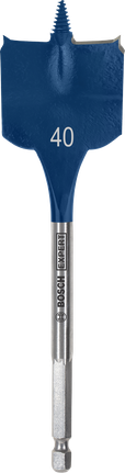 Broca de pala autoajustable Bosch EXPERT de 40 mm.