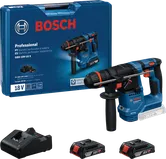 Juego de taladro percutor rotativo inalámbrico Bosch GBH 18V-18 X.