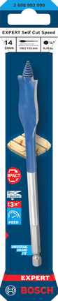 Broca plana Bosch EXPERT Self Cut Speed ​​de 14 mm.