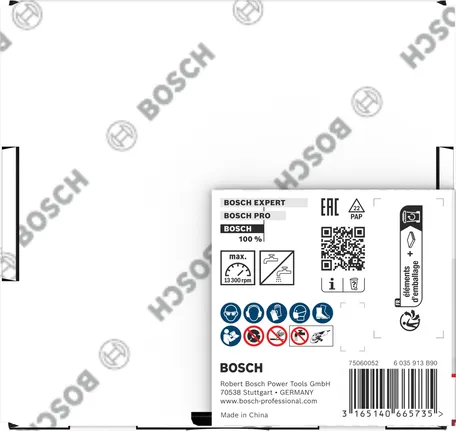 Disco de corte cerámico Bosch 115 x 7 mm, paquete de 10.