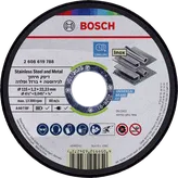 Disco de corte Bosch para acero inoxidable y metal de 115 mm.