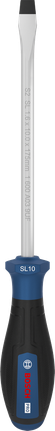 Destornillador Bosch PRO SL 1,6 x 10 x 175 mm con mango ergonómico.