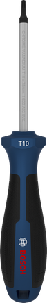 Destornillador Bosch TX10 x 75 mm con mango ergonómico.