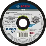 Disco de corte Bosch PRO para acero inoxidable y metal de 115 mm.