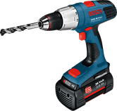Taladro combinado inalámbrico Bosch GSB 36 V-LI con batería de 36 V.