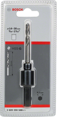 Adaptador de vaso hexagonal Bosch de 9,5 mm.