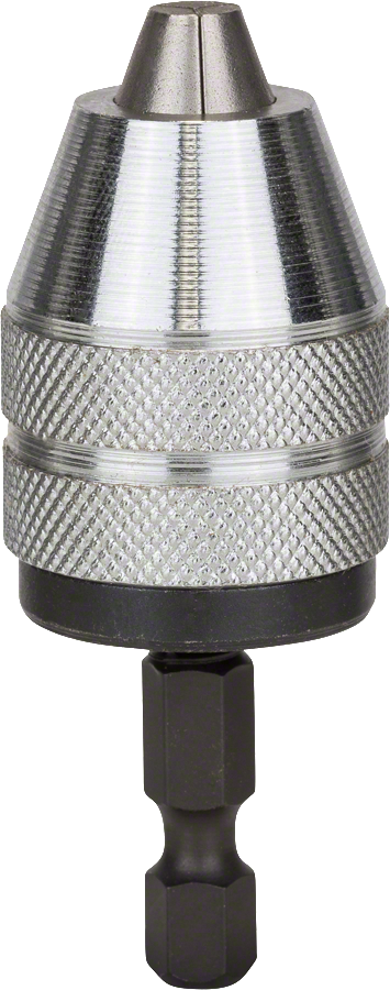 Portabrocas Bosch sin llave con vástago hexagonal.