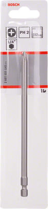 Punta de destornillador Bosch PH2 de 1/4″ y 152 mm.