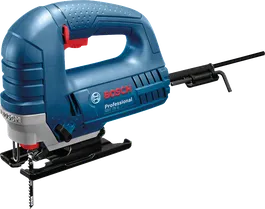 Sierra de calar Bosch GST 75 E con mango ergonómico.