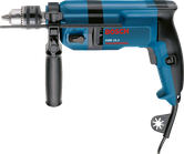 Taladro eléctrico Bosch azul.