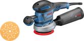 Lijadora orbital aleatoria Bosch GEX 40-125 con depósito para polvo.