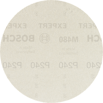 Disco de lija de red Bosch EXPERT M480 de 150 mm, grano 240.