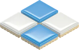 Azulejos de cerámica blanda