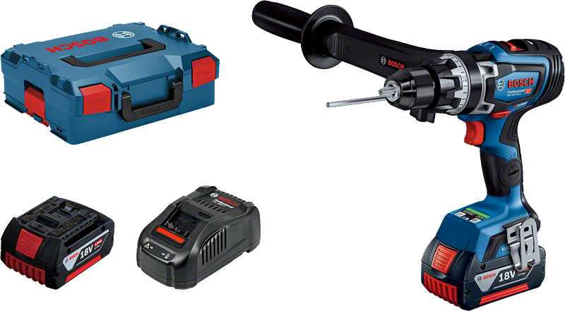 Taladro combinado a batería Bosch GSB 18V-150 C con maletín.