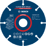 Disco de corte de carburo Bosch EXPERT Multi Material 110x20mm.
