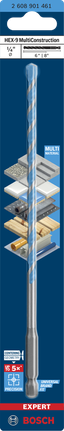 Broca multiconstrucción Bosch EXPERT HEX-9 de 3/8″.