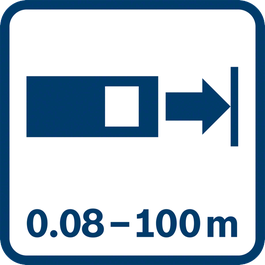  Bosch MT Icon GLM 100C Rango de alcance 0,05-100 m pos