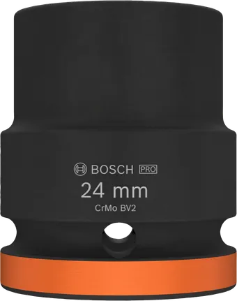 Vaso de impacto Bosch PRO de 24 mm y cuadrado exterior de 3/4".