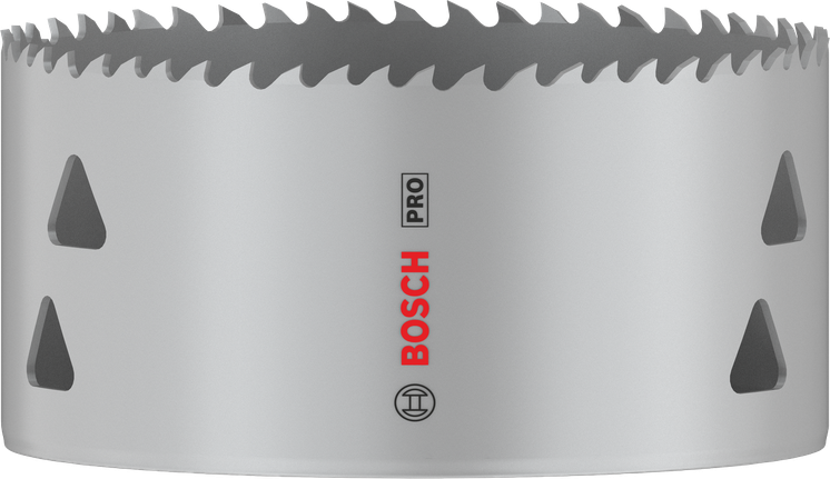 Sierra de corona multimaterial Bosch PRO rosca 102 mm.