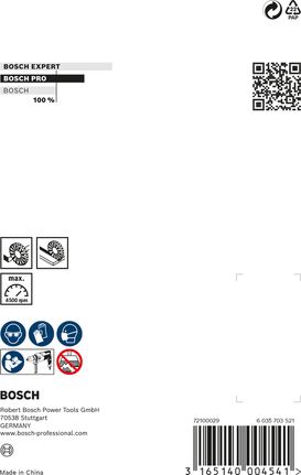 Disco de alambre Bosch PRO Metal Clean 100 x 0,3 mm.