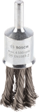 Cepillo de cerdas duras de acero inoxidable Bosch PRO, 19 mm.
