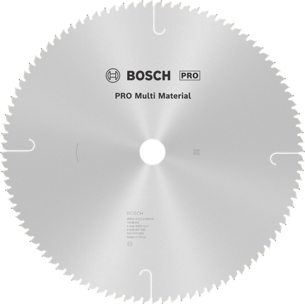 Hoja de sierra circular multimaterial Bosch PRO, 355 mm.
