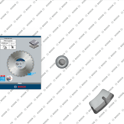 Disco de diamante para asfalto Bosch PRO 450 x 25,4 mm.
